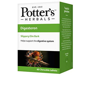 Potter's Herbals - Digesteron - Slipery Elm Bark - Helps Support The Digestive System