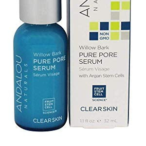 Pack of 2 x Andalou Naturals Clarifying Willow Bark Pure Pore Serum - 11 fl oz