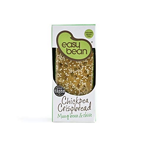 EASY BEAN - Mung Bean & Chive Chickpea Crispbread (110g x 4)