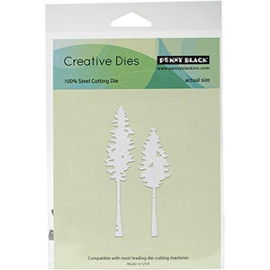 Penny Black 51-273 Creative Die Metal Die, 51-273,Tall Trees