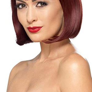 Smiffys Deluxe Bob Wig With Shaped Fringe