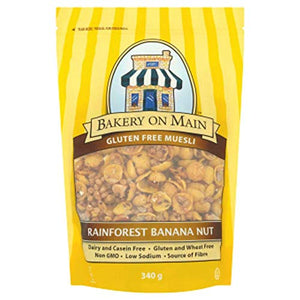 Rainforest Banana Nut Granola, Gluten-Free 340g (Bakery on Main)