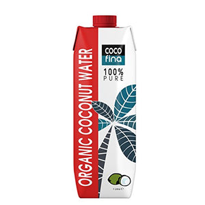 Cocofina Organic 100% Natural and Pure Coconut Water 1L (Pack of 4)