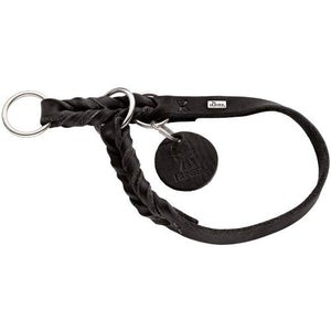 Training Collar Solid Education, 45 Soft Genuine Cow Leather, Black | Hunter