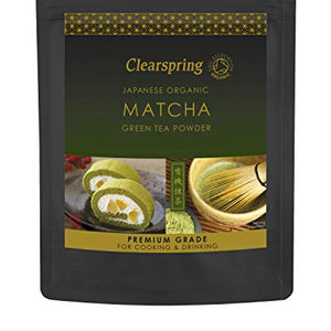 Clearspring Org Matcha Green tea Premium 40g X 2 (Pack of 2
