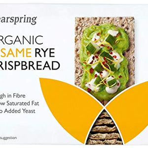 Clearspring Organic Rye Crispbread - Sesame - 200g