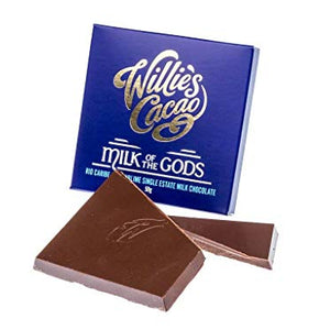 Willie's Milk of the Gods milk chocolate bar