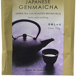 Clearspring Organic Japanese Genmaicha Loose Green Tea, 125g (Pack of 3)