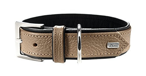 Collar Capri 35 Nickel Nappa Stone/Black | Hunter