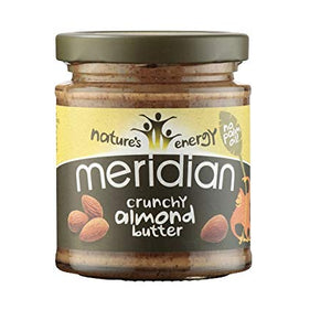 Meridian Natural Crunchy 100% Almond Butter 170g.