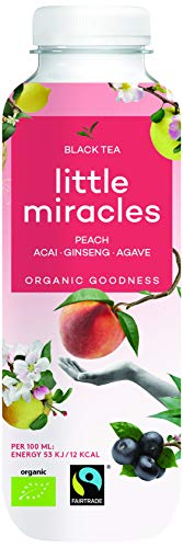 Little Miracles Organic Black Tea Energy Drink 330 ml (Pack of 6)