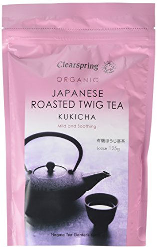 Clearspring Organic Japanese Kukicha Roasted Twig Loose Tea, 125g (Pack of 3)