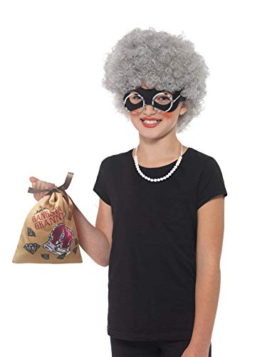 Smiffys Officially Licensed David Walliams Deluxe Gangsta Granny Instant Kit