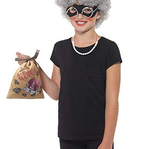 Smiffys Officially Licensed David Walliams Deluxe Gangsta Granny Instant Kit