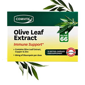 Comvita Olive Leaf Extract Immune Support Capsules with Zinc & Copper - 15 Capsules