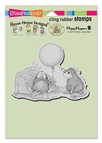 STAMPENDOUS HMCP89 House Mouse Cling Stamp, Birthday Mischief