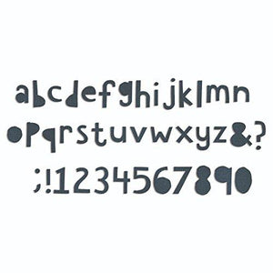 Sizzix Bigz XL Alphabet Die - 662708 Cutout Lower by Tim Holtz