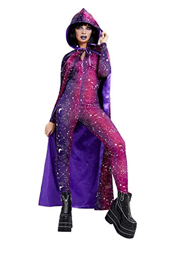 Smiffys 50847 Galactic Cape, Women, Purple