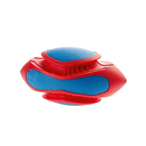 Dog Toy Yuroma Rugby Tpr Foam, 18 Cm, Red/Blue  Pack Of 3 | Hunter