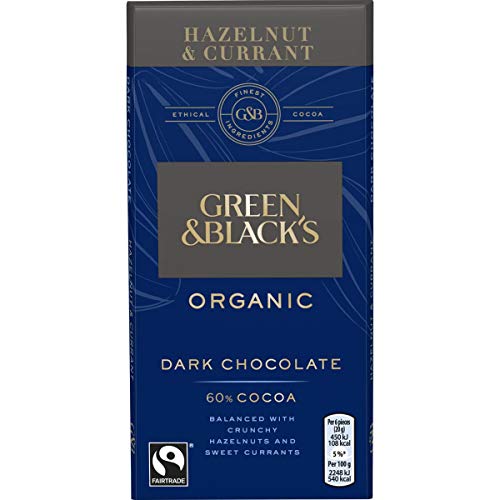 Green & Blacks Hazelnut & Currant FT 90g (Pack of 15)