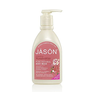 Jason Body Care: Invigorating Rosewater Body Wash, 30 oz (4 pack)