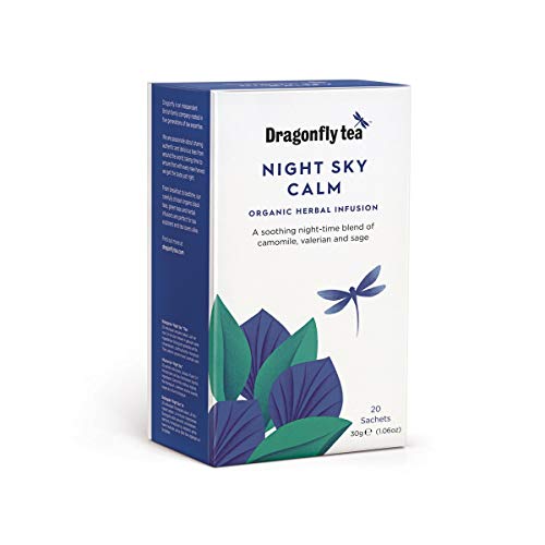 Dragonfly Organic Night Sky Calm Tea 20 Sachets 30 g