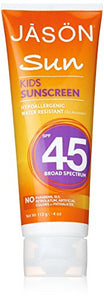 Jason Natural Cosmetics SPF45 Kids Sunblock 113 g