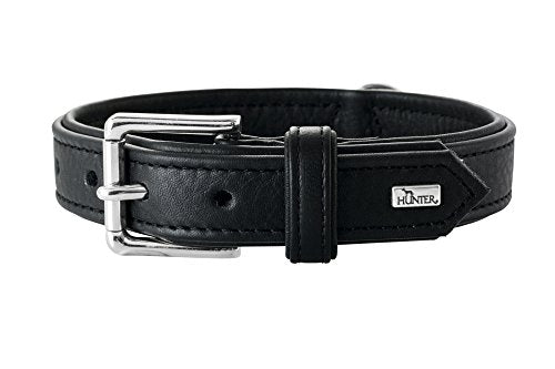 Collar Manitoba, 60 Black, Leather | Hunter