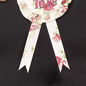 Smiffys 48053 Vintage Bride to Be Rosette Fancy Dress Accessory Set, Multi-Colour, One Size
