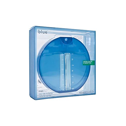 United Colors Of Benetton Paradiso Inferno Blue Eau de Toilette Spray For Him, 100 ml