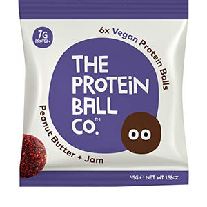 Protein Ball Co Peanut Butter + Jam 45g (Pack of 10)
