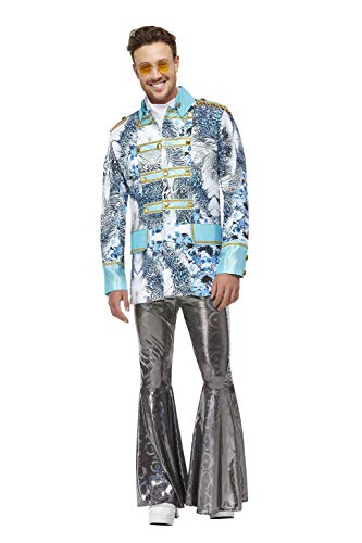 Smiffys 61039M Carnival Jacket, Men, Multi-colour, M - Size 38"-40"