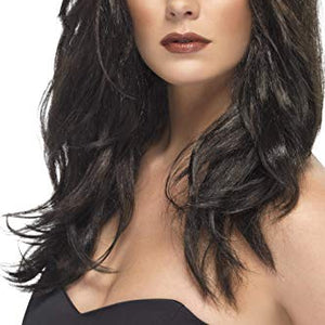 Smiffys Superstar Wig - Dark Brown