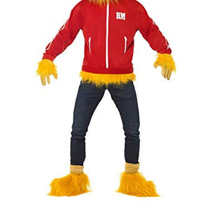 Smiffys Men's Honey Monster Costume, Mask, Jacket, Gloves & Boot Cuffs, Size: L, Color: Yellow, 34220