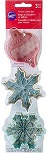 Wilton Bakeware 3-Piece Wonderland Cookie Cutter Set