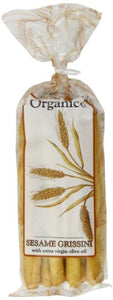 Organico Sesame Organic  Grissini 120 g (Pack of 8)