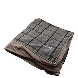 Gor Pets Camden Sleeper Cover Large (71X107X13Cm) Grey Check