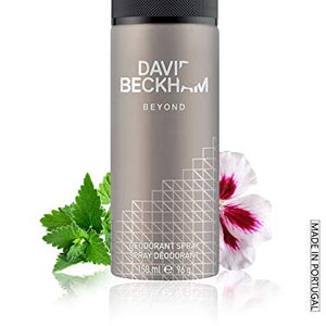 DAVID BECKHAM Beyond Deodorant Anti-Perspirant Body Spray for Men, 150 ml