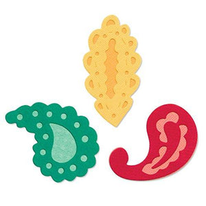 Sizzix Sizzlits 3-Die Set: Medium Paisley