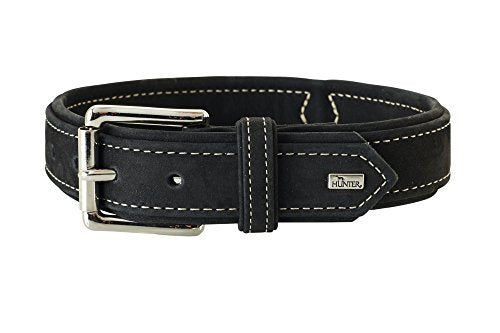 Collar Hunting, 55 Black, Leather | Hunter