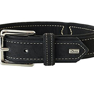 Collar Hunting, 40 Black, Leather | Hunter