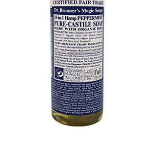 DR BRONNER SOAP LIQ PPPRMNT ORG, 8 OZ