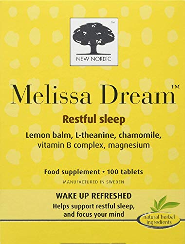 New Nordic Melissa Dream 100 Tablets (Pack of 2)