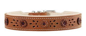 Collar Virginia Rose, 37 Rust/Tan, Leather | Hunter