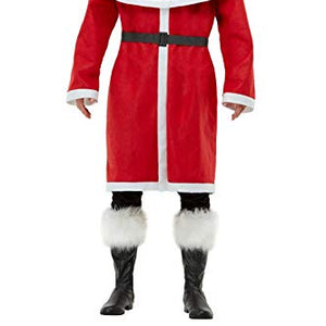 Smiffys 60001M Father Christmas Santa Costume, Men, Red, M - Size 38"-40"
