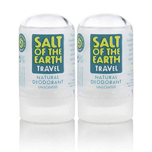 UNSCENTED NATURAL CRYSTAL ROCK DEODORANT 2x50g