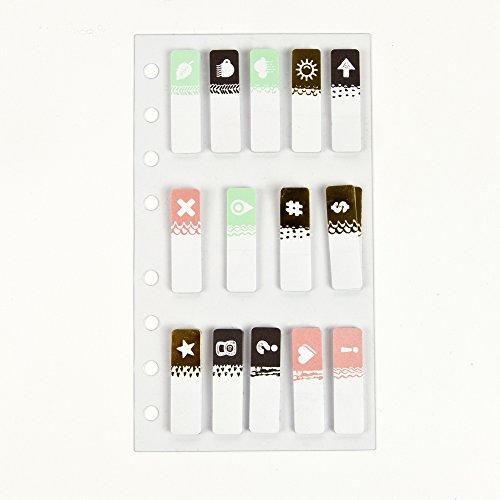 Prima Marketing 655350591342 Myprimaplanner Embellishments-Clear Tabs My Prima Planner Embellishments - Clear Tabs