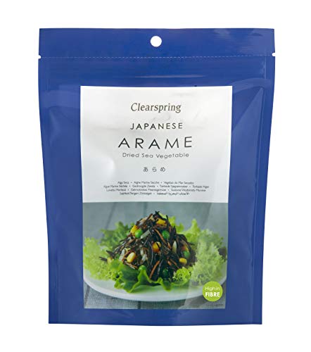 Clearspring Japanese Arame Dried Sea Vegetable, 100g (Pack of 5)