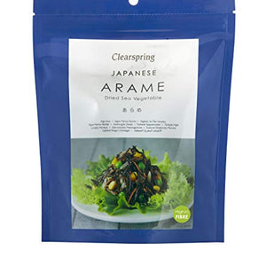 Clearspring Japanese Arame Dried Sea Vegetable, 100g (Pack of 5)