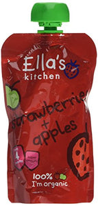 Ella's Kitchen Stage 1 From 4 Months Organic Apple and Strawberry 120 g (Pack of 7)